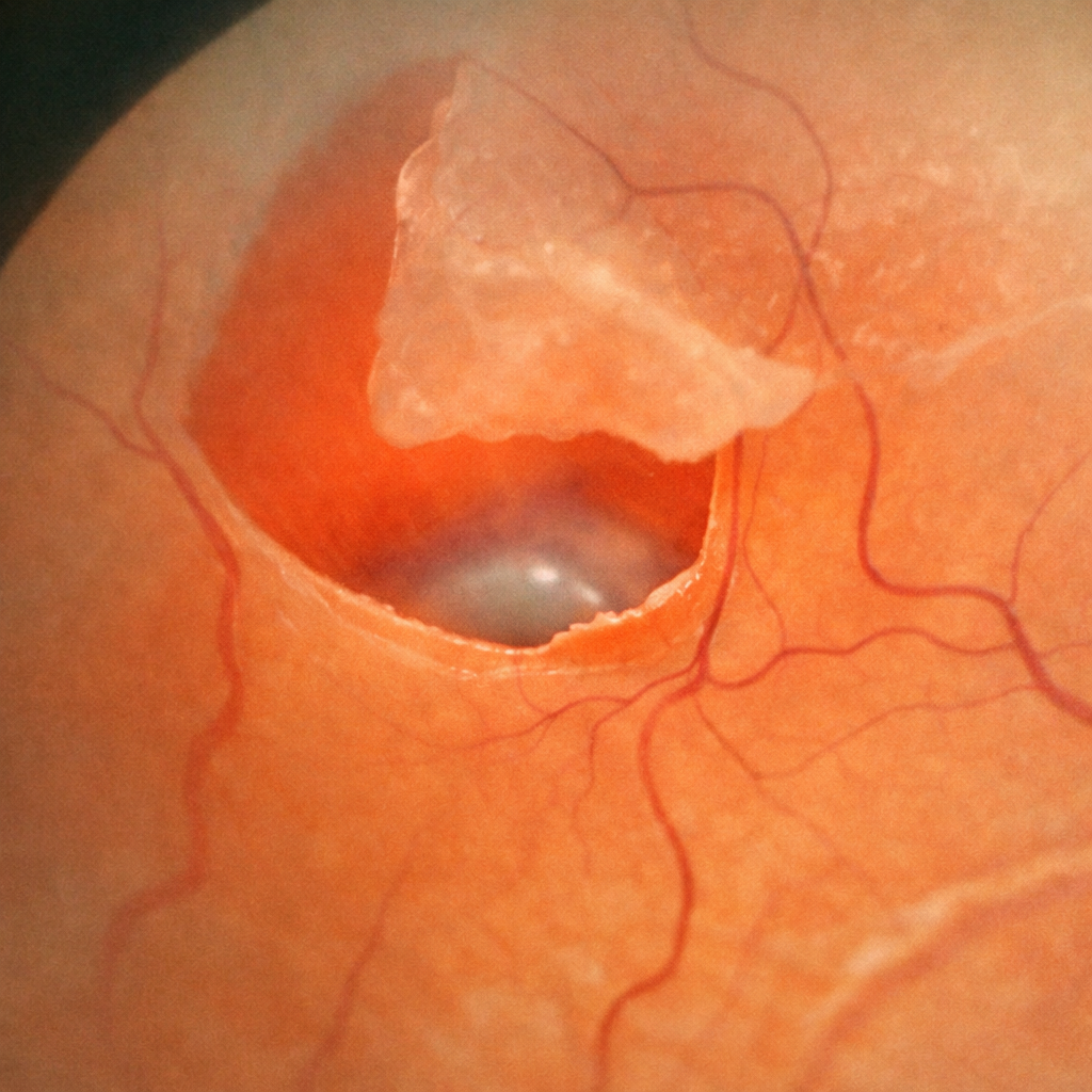 Déchirure de la rétine