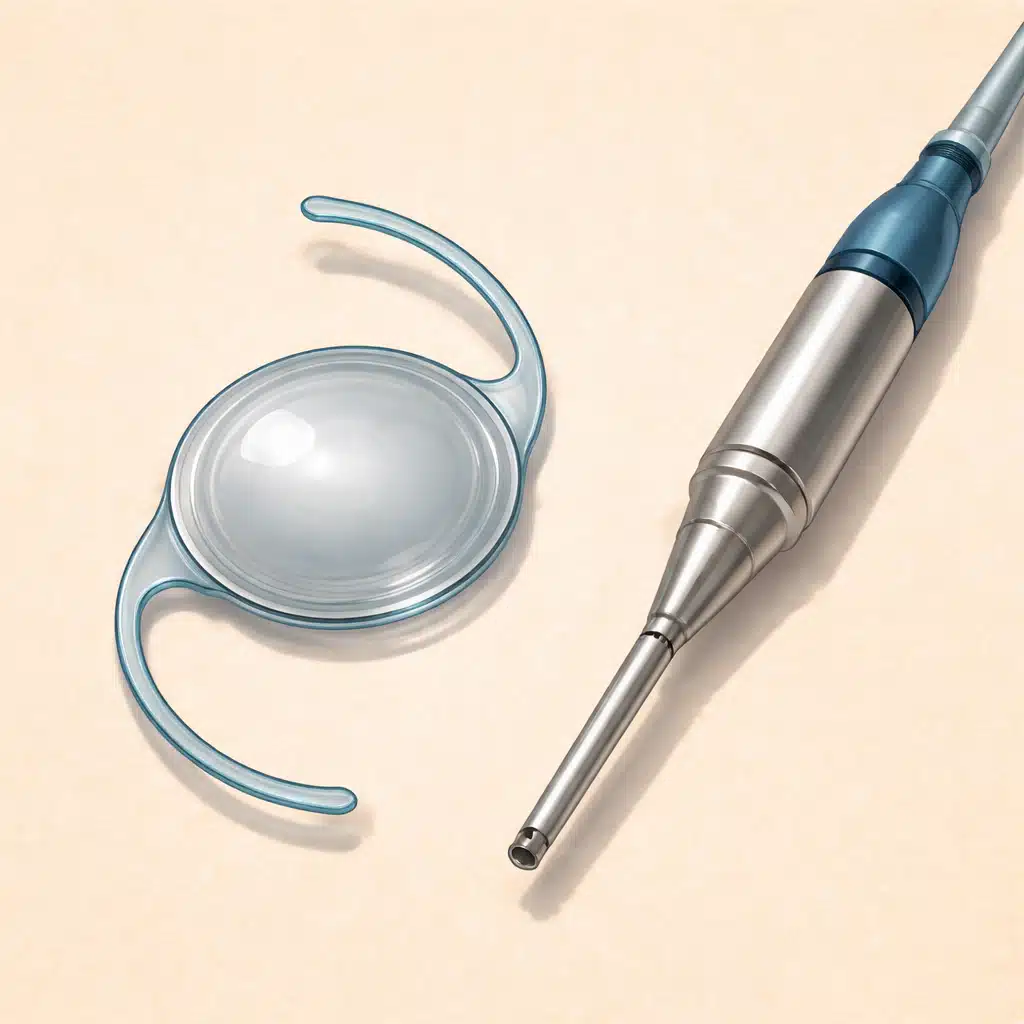 implant de cataracte et vitrectomie